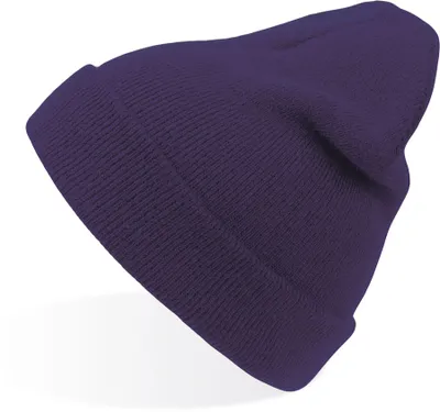 Produktbild von Atlantis WIND | Herren Winter Beanie mit Bündchen - Farbe: Purple - Größe: One Size