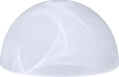Produktbild von Lampenschirm Alabasterglas Glasschirm weiß Ø 149mm E14 Ersatzglas
