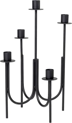 Produktbild von Broste Copenhagen Farri Leuchter black 36cm