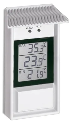 Immagine prodotto di Termometro Plastica Min/Max Digitale - bianco - mm.150x80