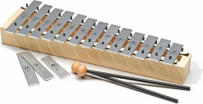 Produktbild von SONOR Orff Glockenspiel SGP INT für Grundschule, 20mm breit, 3mm stark, mit Tonbezeichnungen
