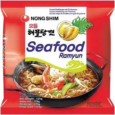 Produktbild von Nong Shim Seafood Ramyun Ramen Nudeln 125g
