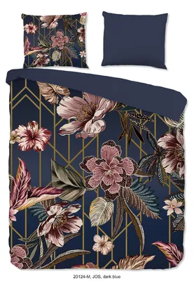 Immagine prodotto di Biancheria da letto "Jos" - Blu - (200x220 cm) - 100% poliestere