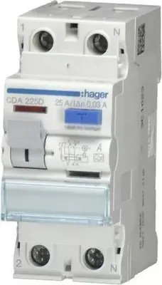 Zdjęcie produktu dla Hager CDA225D, Urządzenia prądu szczątkowego
