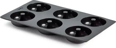 Immagine prodotto di Stampo in silicone per ciambelle Lékué, per 6 ciambelle nero