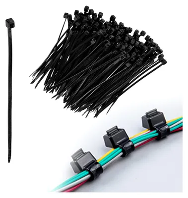 Produktbild von Nylon-Kabelbinder, 80 mm lang, 2,5 mm breit, 400 Stück