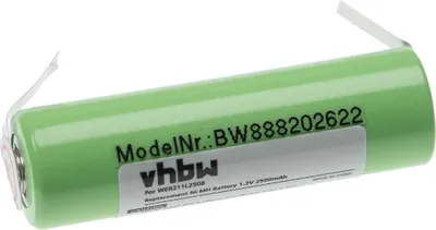 Produktbild von vhbw Akku kompatibel mit Panasonic ER200, ER210, ER211 Rasierer (2500 mAh, 1,2 V, NiMH)