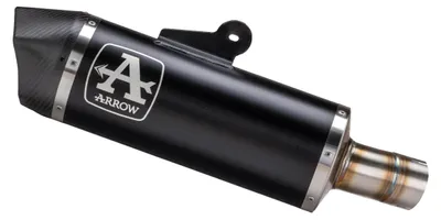 Immagine prodotto di Marmitta Slip-On ARROW omologata Maxi Race-Tech nero alu carbon cap per Bmw R 1250 R/RS