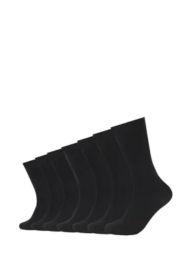 Produktbild von Mustang Socken im 7er Pack Basic in der Geschenk-Box black 39-42