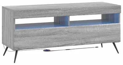 Imagen del producto de vidaXL: Mueble para TV LED, color Sonoma gris, fabricado en material de madera