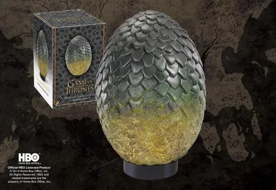 Produktbild von Replica the noble collection game of thrones Drachenei rhaegal 20.32 cm