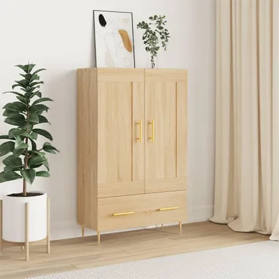 Produktbild von vidaXL Highboard Sonoma-Eiche 69,5x31x115 cm Holzwerkstoff