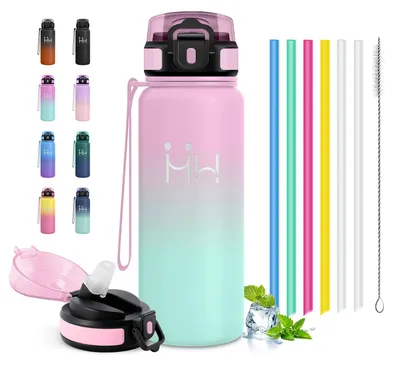 Produktbild von Isolierflasche 750ml, Thermosflasche Kohlensäure Geeignet, Auslaufsicher Wasserf