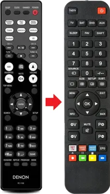 Produktbild von Fernbedienung geeignet für DENON RC-1199 | RC1199 | RCDN9