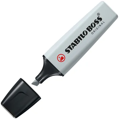 Image de 10x STABILO 70/194 surligneur BOSS ORIGINAL Pastel gris soie