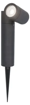 Produktbild von hoftronic LED Gartenstrahler GU10 4W 345lm 6500K Schwarz IP65 Dimmbar Schwenkbar