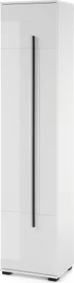 Produktbild von LIVOJO M12 Badezimmer Badschrank hoch links 45 x 200 x 35 cm Weiß Hochglanz