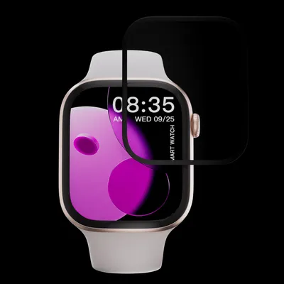 Produktbild von Schutzfolie Apple Watch 46mm - Panzerglas - Cazy - Transparant
