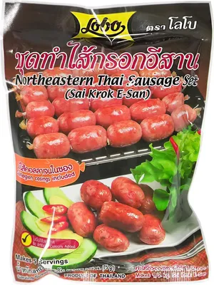 Produktbild von Lobo Sai Krok Thai Wurst Mix 75g