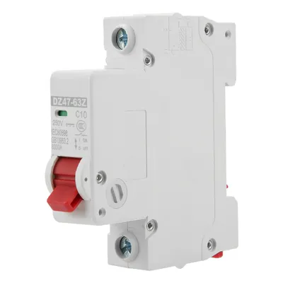Obrázek produktu pro DZ47-63Z-1P 10 A DC miniaturní jistič s ochranou proti úniku proudu a vzduchovým spínačem