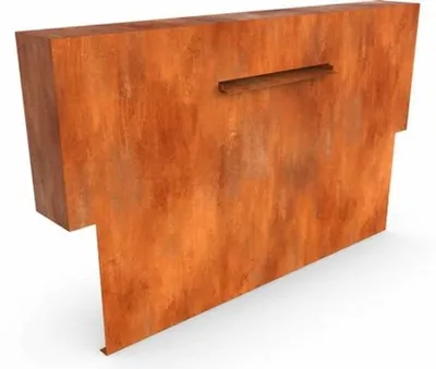 Productafbeelding van Cascadi Cortenstaal Watervalelement op vijver 3000 x 250 x 1200 mm Geroba