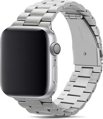 Produktbild von Uhrenarmband Für Apple Watch 42/44/45Mm Se/9/8/7/6/5/4/3/2/1 + Hülle