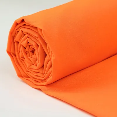 Image de Tissu 100% coton, largeur 150 cm, couleur orange