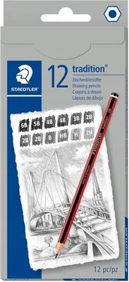 Zdjęcie produktu dla Zestaw ołówków Tradition 2H-6B 12 sztuk Staedtler