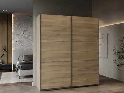Produktbild von Schiebetürenschrank >GHOST< in Kronberg Eiche - 178,1x203x59,9cm (BxHxT)