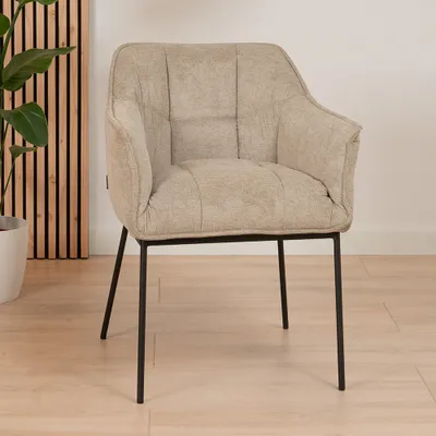 Produktbild von Bronx71 Esszimmerstuhl Jens Stoff taupe