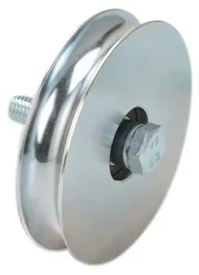 Immagine prodotto di ruota con bullone per cancelli gola y 120 mm