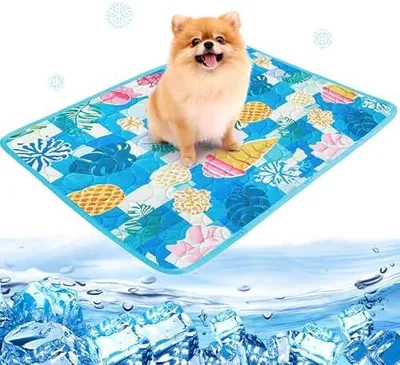 Produktbild von Kühlmatte für Hunde Neue Selbst Kühlende Hundematte Sommer Kühlkissen hundematte für Zuhause Unterwegs oder im Auto