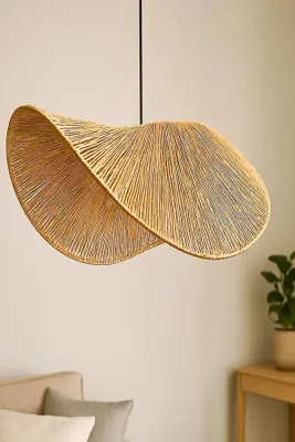 Produktbild von Opviq, BK075, Kronleuchter, Senf, PLASTIK, 50 x 50 x 18-53 cm