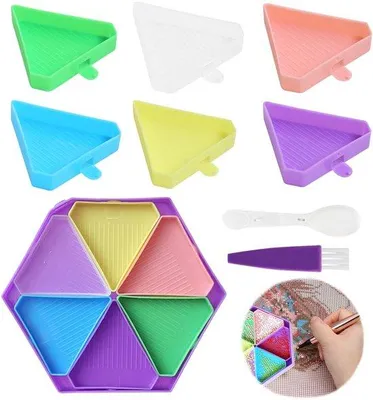 Produktbild von Diamantmalerei-Palette für Schuhverzierung, Schmuckaccessoires für Diamantanhänger, Bastelmaterialien für Schuhkünstler