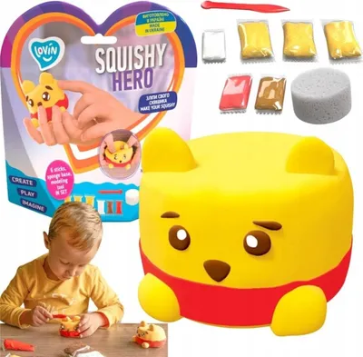 Immagine prodotto di Set di colori in schiuma leggera Squishy Pooh