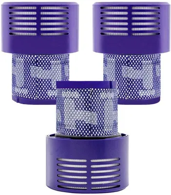 Obrázek produktu pro Náhradní filtry do vysavače, sada 3 ks, pro příslušenství k vysavačům, omyvatelné
