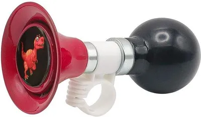 Productafbeelding van Ibenzoa® Robuuste en veilige fietsbel met dinosaurusmotief voor kinderen, weerbestendig – gemaakt van staallegering, flexibel rubber en technisch kunststof, geschikt voor sturen met een diameter van 22 mm