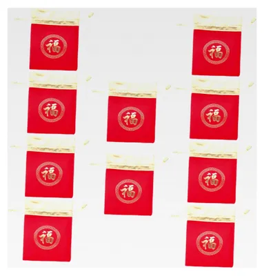 Produktbild von 10 Stück Stoffbeutel für Süßigkeiten Geschenkverpackungsbeutel mit Kordelzug aus hochwertigem Material