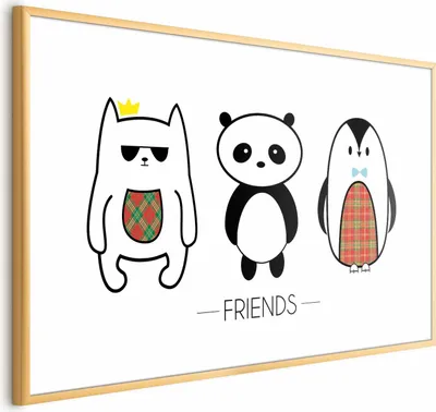 Produktbild von Posterpapier Poster - Friends 42x29.7 cm Für Kinder g-A-0153-ao-a