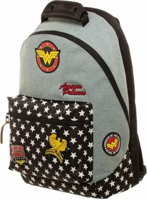 Produktbild von Wonder Woman Backpack With Patches