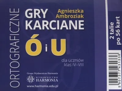 Zdjęcie produktu dla Gra karciana Ortograficzne Ó i U dla klas 4-8