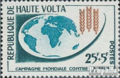 Produktbild von Briefmarken Obervolta 1963 Mi 115 (kompl.Ausg.) postfrisch Hunger