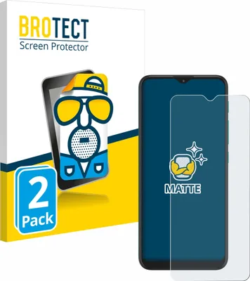 Produktbild von 2x BROTECT Schutzfolie für Motorola Moto G9 Play Displayschutz Displayschutzfolie Folie Matt Entspiegelungsfolie