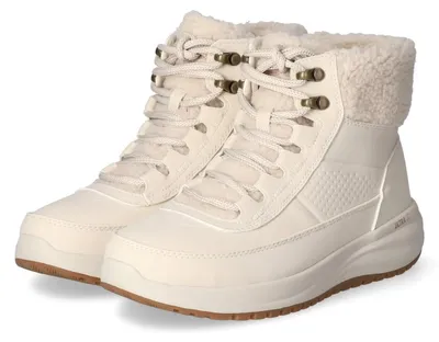 Imagen del producto de Botas para mujer Skechers ON-THE-GO STELLAR, color beige, confeccionadas en textil y sintético, talla 39