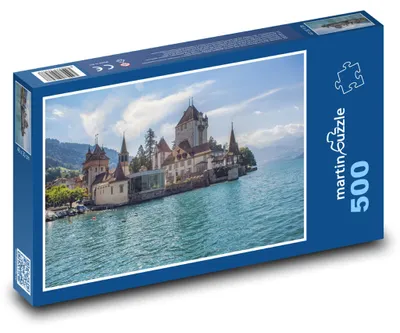 Obrázok produktu pre martinpuzzle – Puzzle 500 – Oberhofen – Švajciarsko