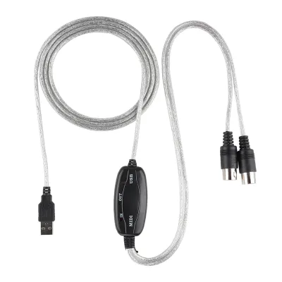 Produktbild von MIDI-zu-USB-Kabelkonverter MIDI-Schnittstellenadapterkabel Tastatur Musikbearbeitungslinie