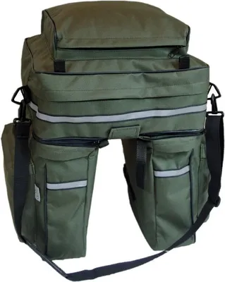 Produktbild von WITAN Gepäcktasche Fahrradtasche Satteltasche Fahrrad Gepäckträger Tasche FT3 Grün