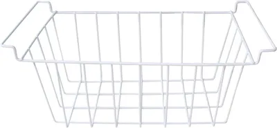 Produktbild von Gitterkorb zum Einhägen Hängekorb für Tiefkühltruhe Gefriertruhe Metall Weiß #2