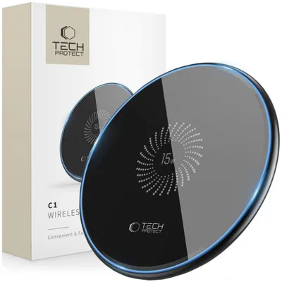 Obrázok produktu pre Tech-Protect Qi15W-C1 Bezdrôtová Nabíjačka 15W Čierna