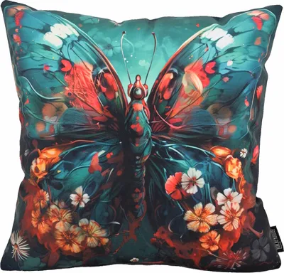 Produktbild von Schmetterling #2 | 45 x 45 cm | Kissenbezug | Baumwolle/Polyester